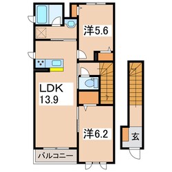 仮称）会津若松市行仁町ＳＨＭの物件間取画像